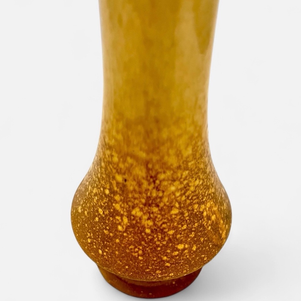 Haeger Golden Brown Speckled Vase, Signed #233 ~9" Vintage EUC - Picture 6 of 11